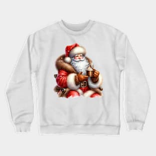 Santa Claus Scene Crewneck Sweatshirt